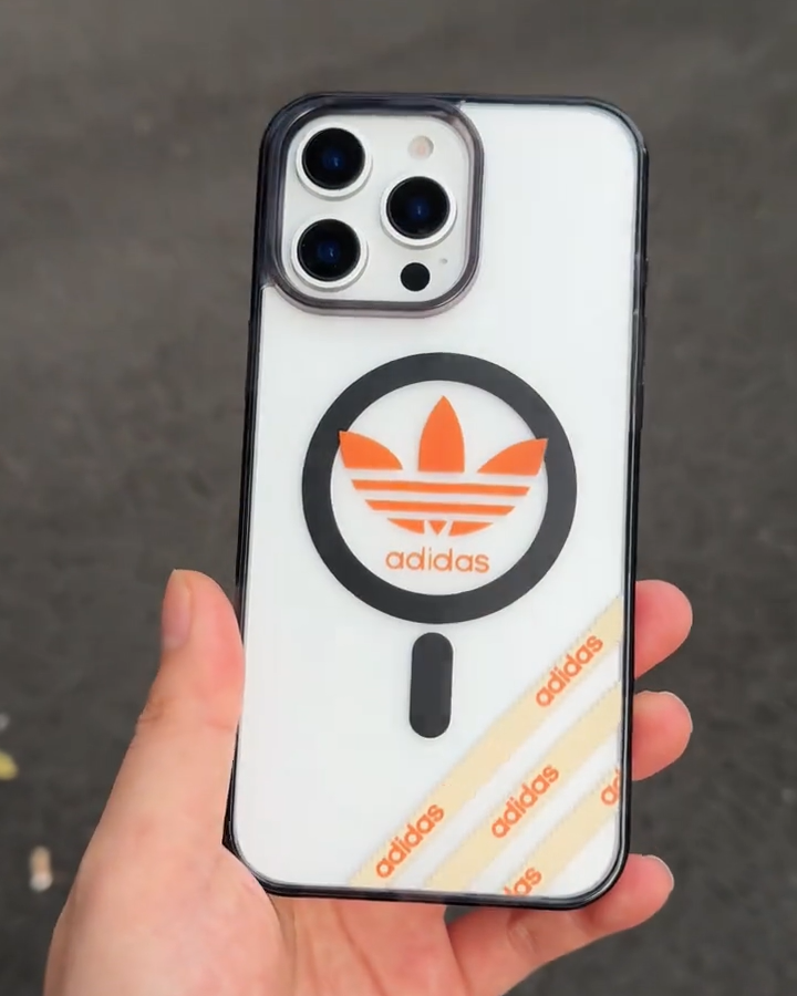 阿迪達斯透明磁吸手機殼